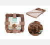 Smart Choice Brown Faux Fur Pet Blanket 110x75cm