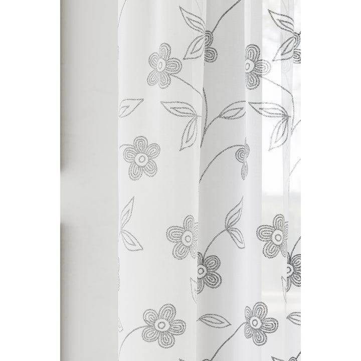 Sienna Ready Made Voile Panel 140cm / 55in Wide (DHD)
