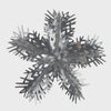 40cm Foil Hanging Snowflake Silver (V)