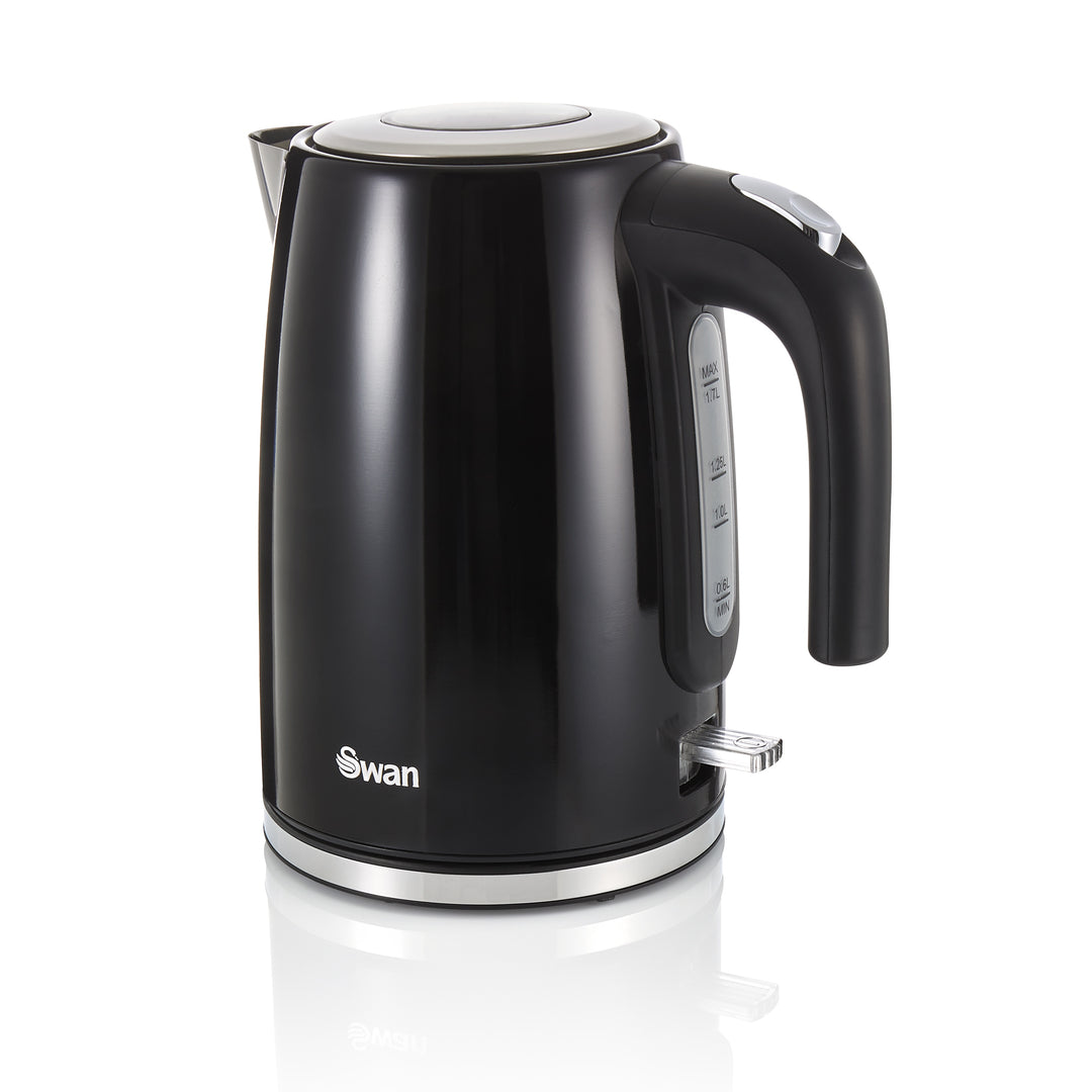 Swan TownHouse Black 1.7L Jug Kettle SK14015BN