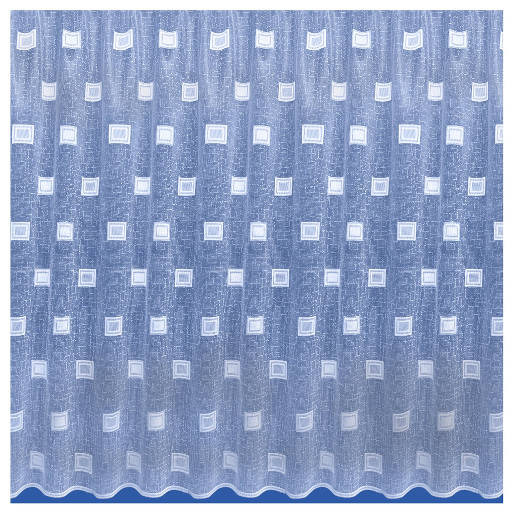 Soho Net Curtain White - Sold By The Metre