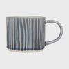 Siip Embossed Navy Lines Mug
