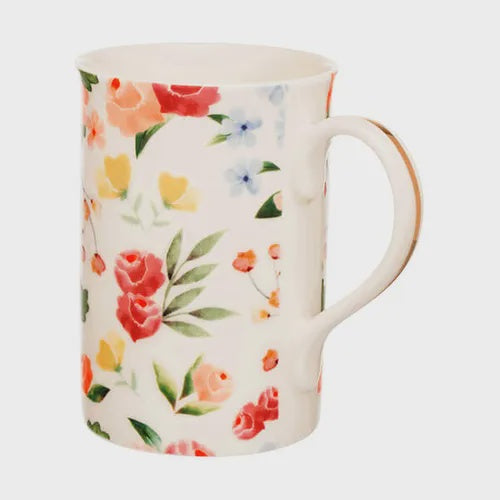 SIIP Floral Fluted Mug Multi