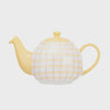 Siip Gingham Pink 2 Cup Teapot
