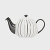 Siip Vertical Stripe Grey 2 Cup Teapot