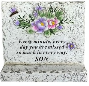 Memorial Cement Block Grave Ornaments SON