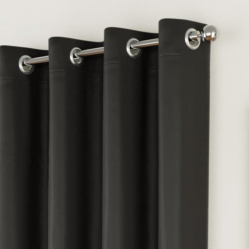 Supersoft Black eyelet header