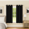 Supersoft Black curtains in a bedroom
