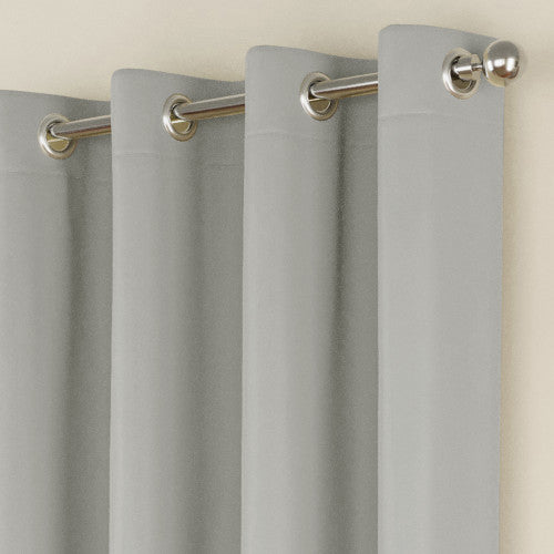 Supersoft Grey eyelet header