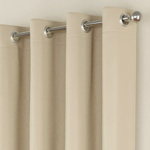 Supersoft Beige eyelet header