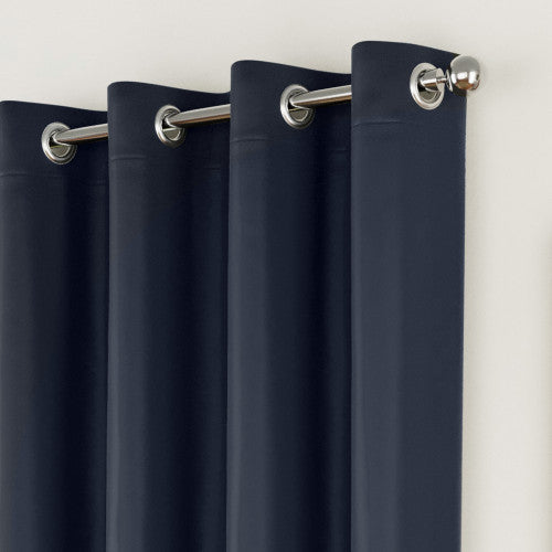 Supersoft Navy eyelet header
