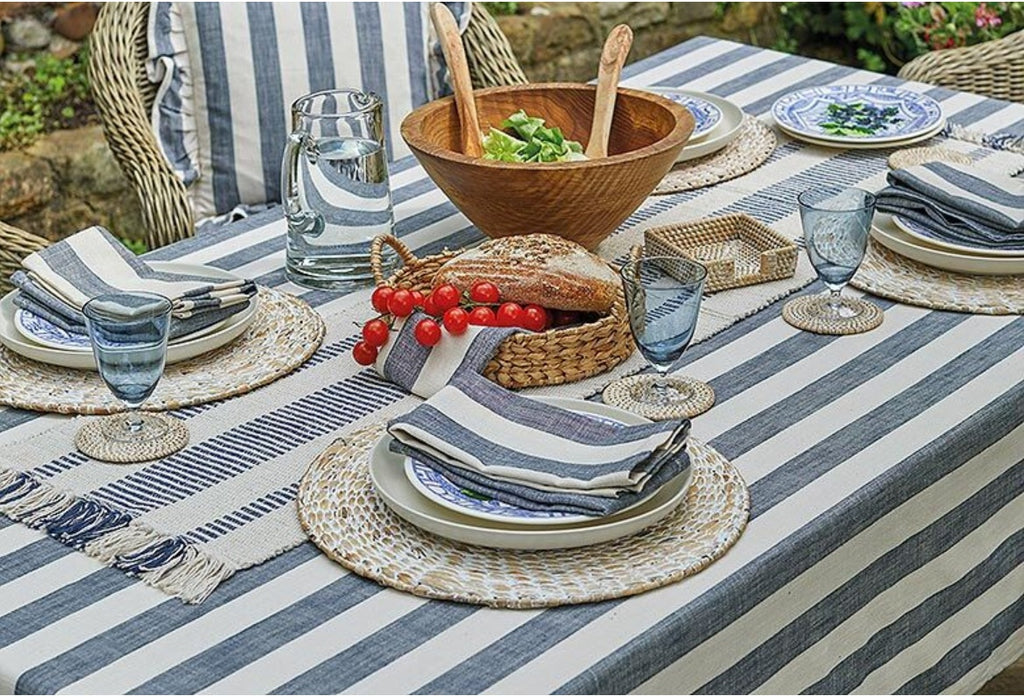 Wide Stripe Tablecloth 150x300cm