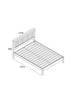 Corona White Pine Slatted Low End Bedframe Double (Self Assembly) (DHD)