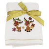 Bellissimo Festive Hand Towel Singing Reindeer