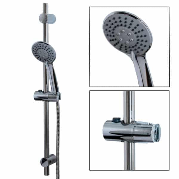 Showerdrape Spectra 3 Spray Shower Kit Chrome