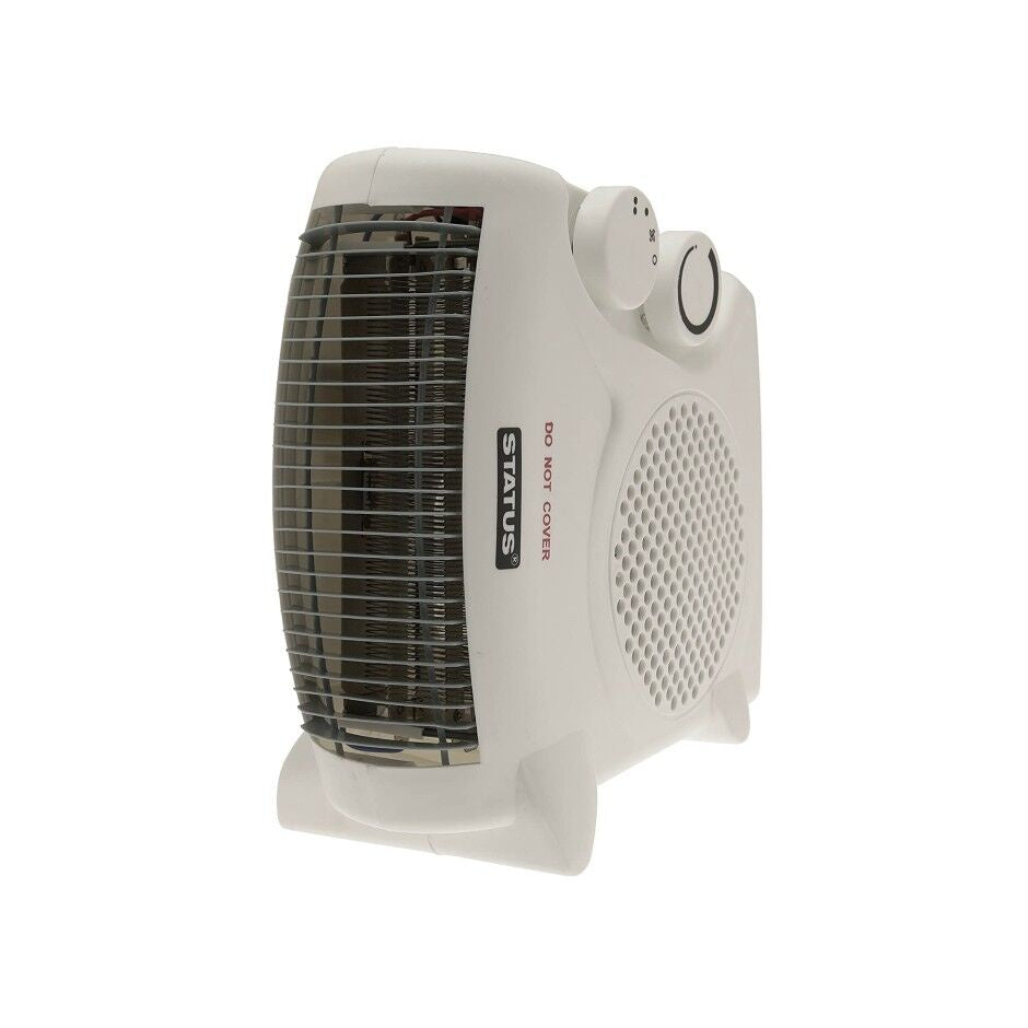 STATUS Dual Position Fan Heater White 2.0kW