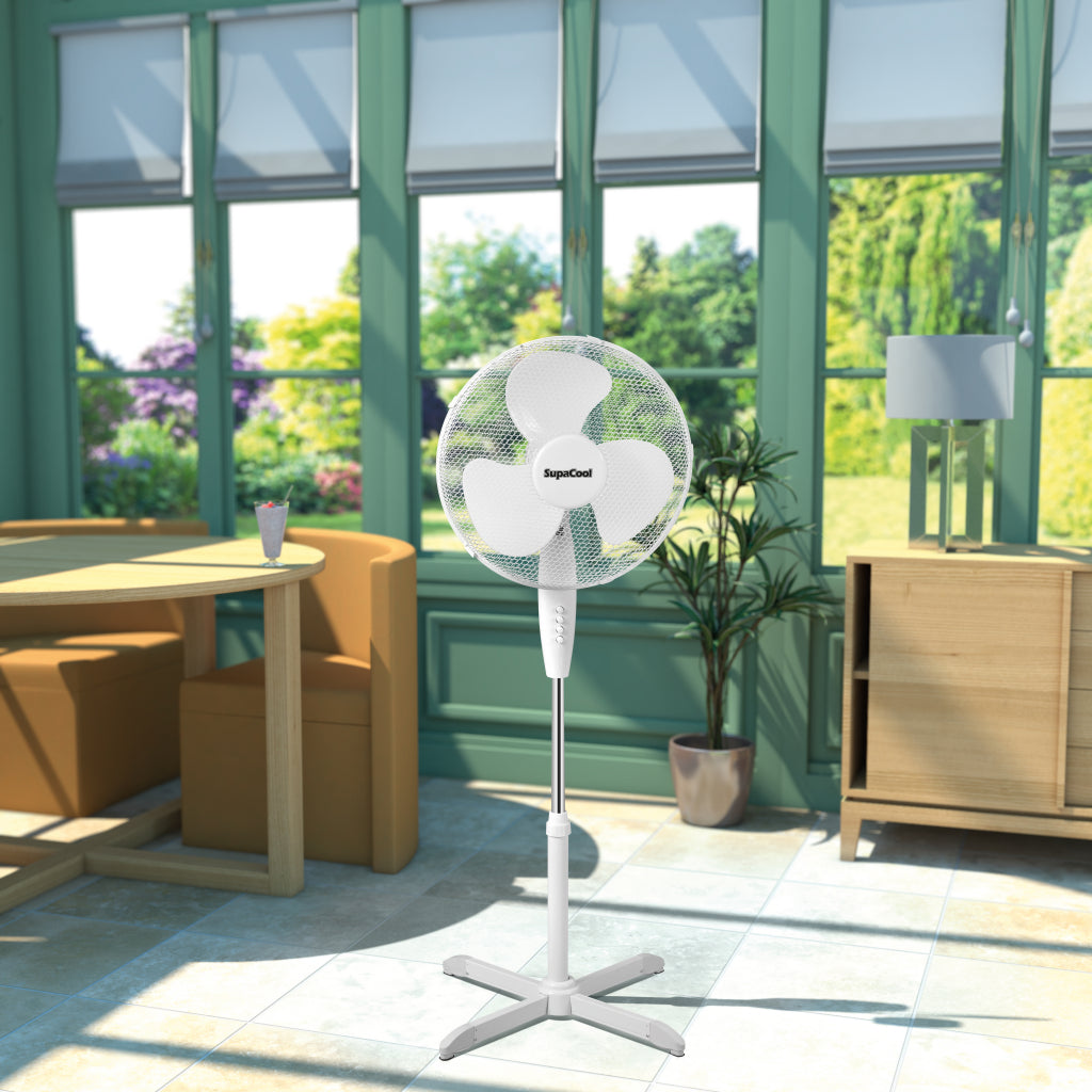 SupaCool Oscillating Pedestal Fan 16in