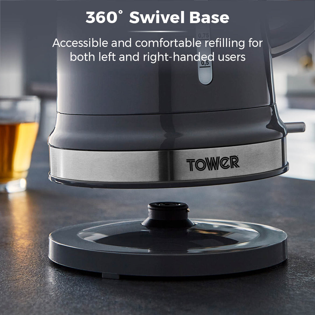 Tower Belle 3KW 1.5L Jug Kettle Graphite T10049GRP