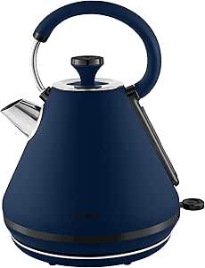 Tower Sera 1.7L 3KW Kettle Midnight Blue Smoked Black Trim T10079MNB