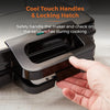 Tower 900W Deep Filled Sandwich Maker Stainless Steel T27031