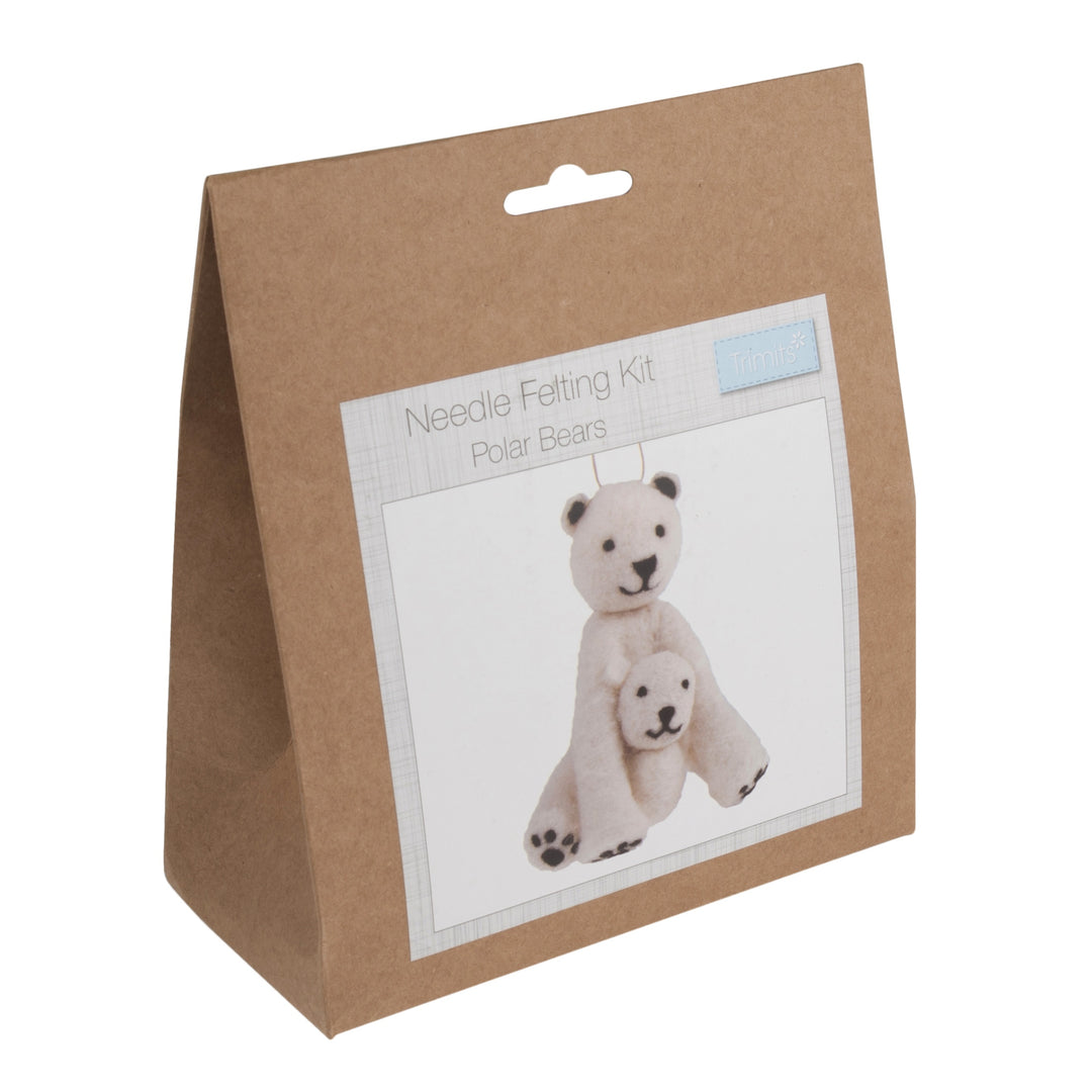 Needle Felting Kit: Christmas: Polar Bear