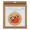 Embroidery Kit with Hoop: Pumpkin