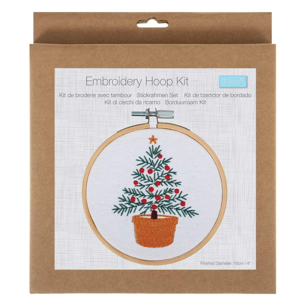 Embroidery Kit with Hoop: Tree