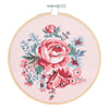 Embroidery Kit with Hoop: Rose Blossom