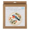 Embroidery Kit with Hoop: Tweet