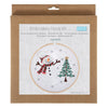 Embroidery Kit with Hoop: Christmas : Snowman