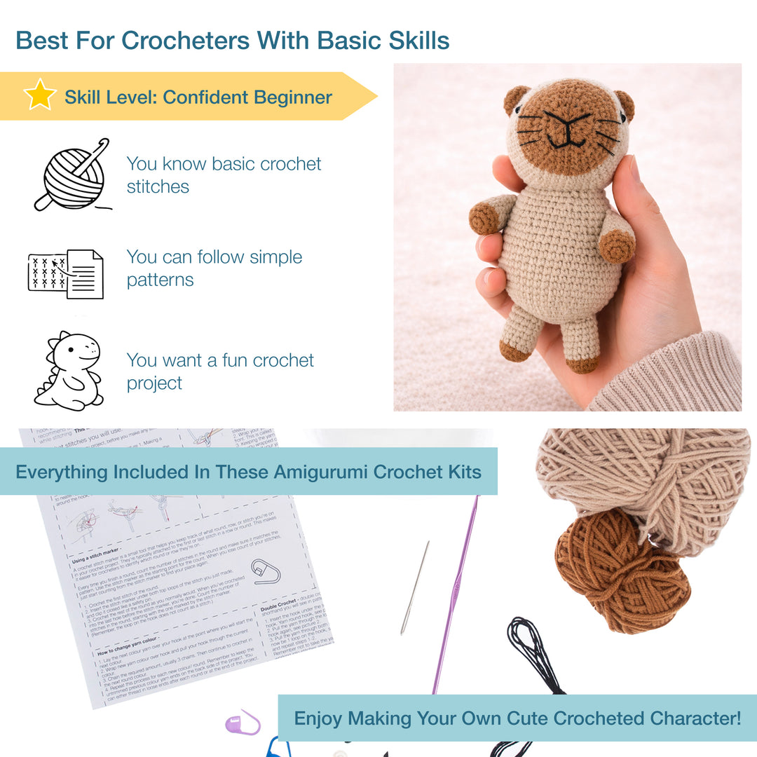 Crochet Kit: Amigurumi: Capybara