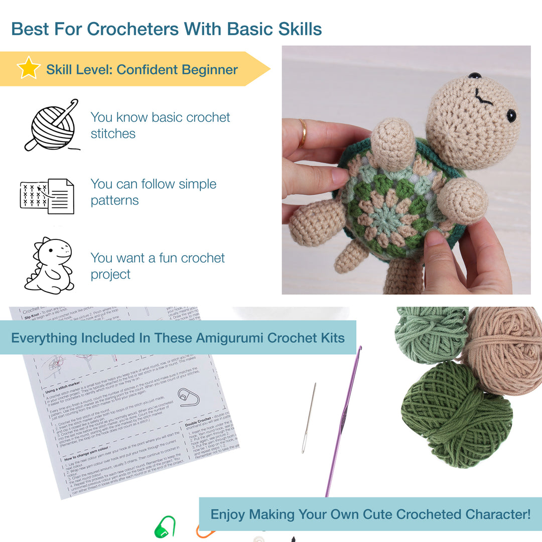 Crochet Kit: Amigurumi: Tortoise