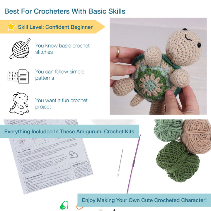 Crochet Kit: Amigurumi: Tortoise