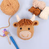 Crochet Kit: Beginners: Amigurumi: Highland Cow