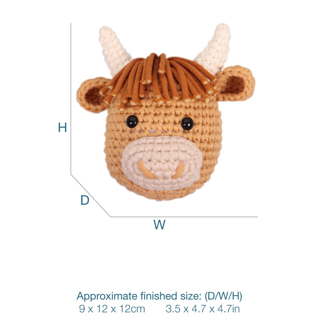 Crochet Kit: Beginners: Amigurumi: Highland Cow