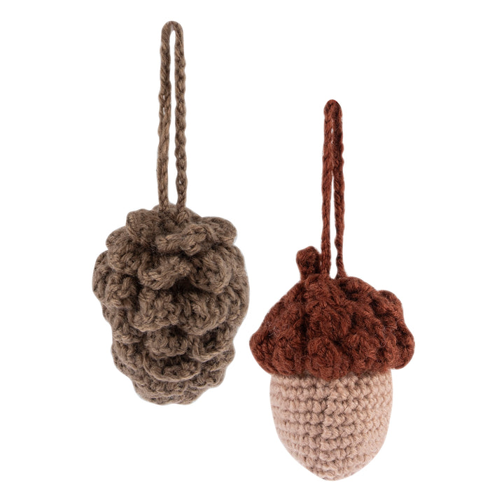 Crochet Kit: Amigurumi: Pinecone &amp; Acorn