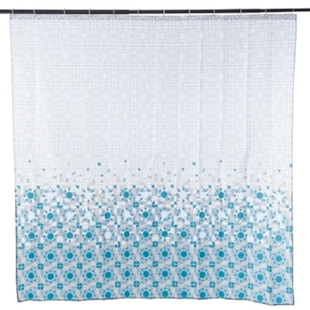 Moroccan Polyester Shower Curtain 180Xm X 180cm