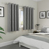 Tivoli Grey curtains in a bedroom