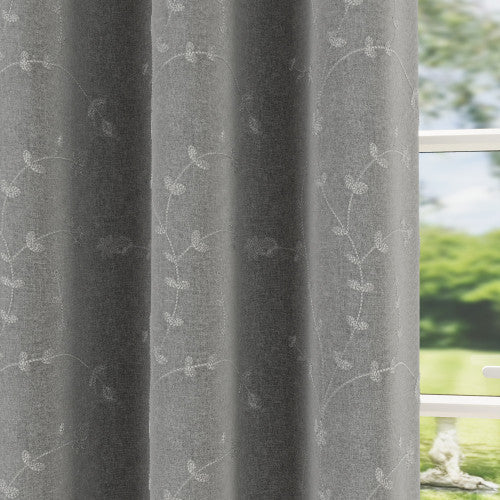 Tivoli Grey fabric close up
