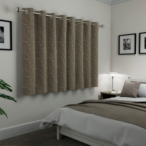 Tivoli Natural curtains closed