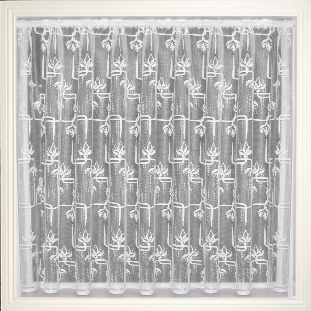 Trafalgar Café Net White 106cm/42in Sold By The Metre