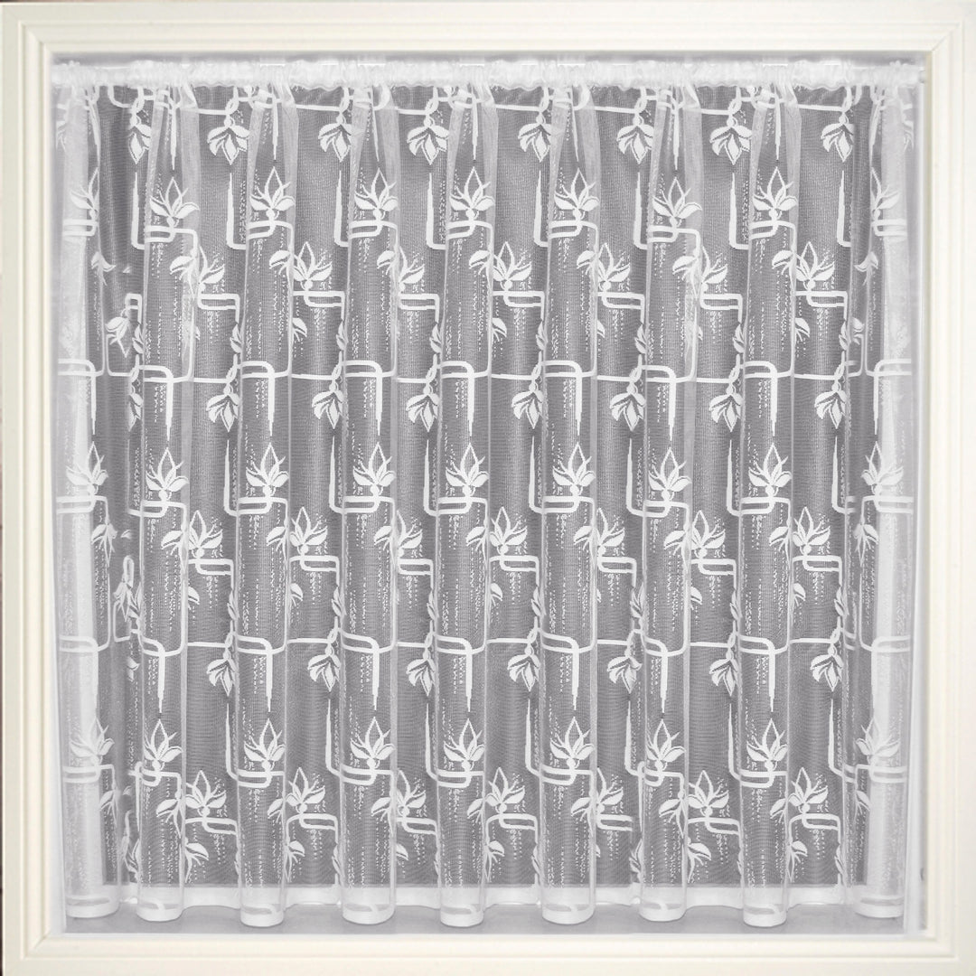 Trafalgar Café Net White 106cm/42in Sold By The Metre