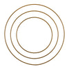 Craft Hoops: Wire: 15 50 & 25cm: Gold