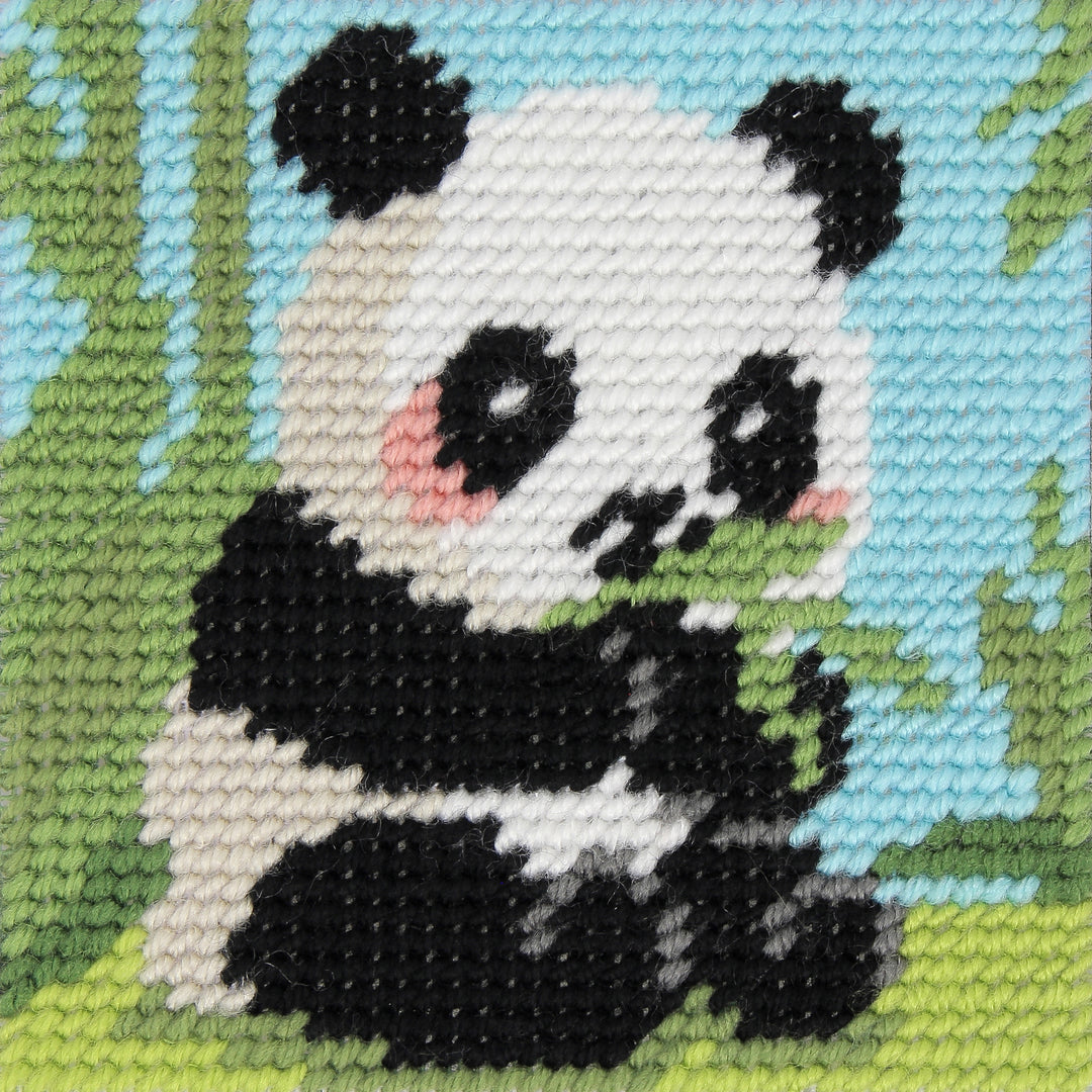 Half Stitch/Tapestry Kit: Children's: Panda