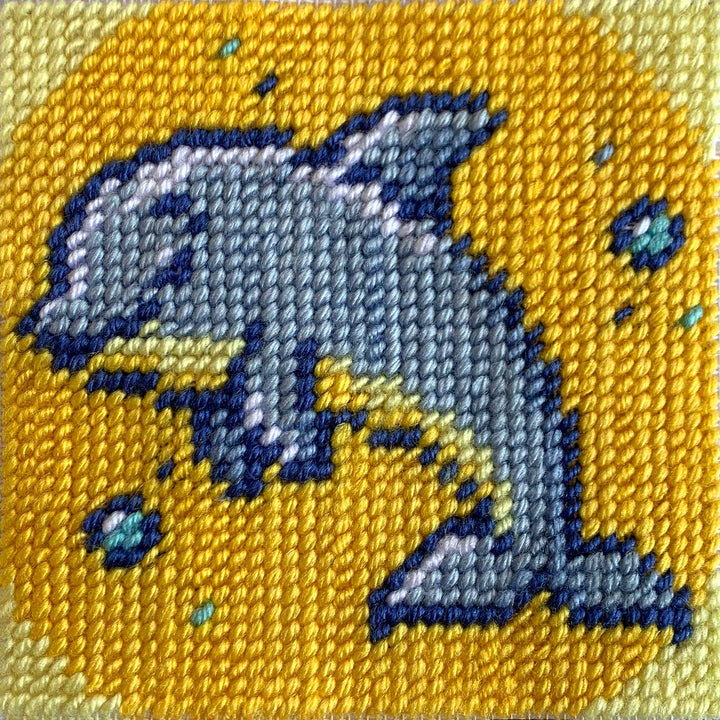 Half Stitch/Tapestry Kit: Children's: Baby Dolphin