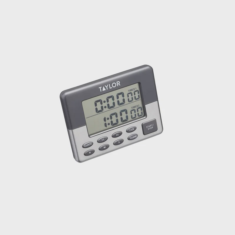 Taylor Pro Stainless Steel Dual Event Digital Timer