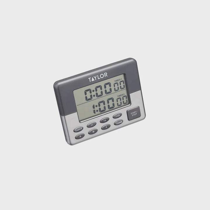 Taylor Pro Stainless Steel Dual Event Digital Timer