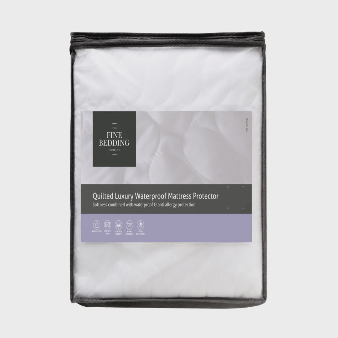 The Fine Bedding Company Quilted Luxury Waterproof Mattress Protector King Size