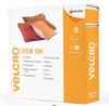 Hook & Loop Tape: Sew-On: 20mm: White Sold by the Metre