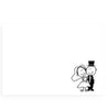 Gift Card Envelopes C6 WED61 - Bride And Groom White 120gsm